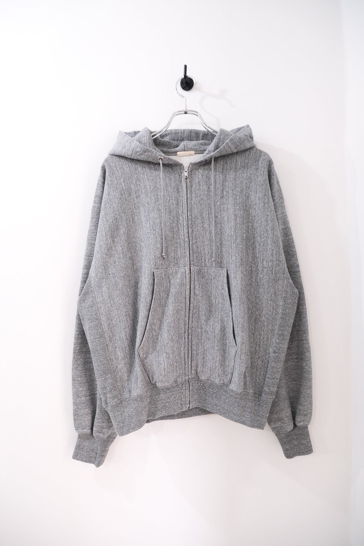 FADED SILKY TERRY RW ZIP UP PARKA｜ULTERIOR 26AW｜えん -en-