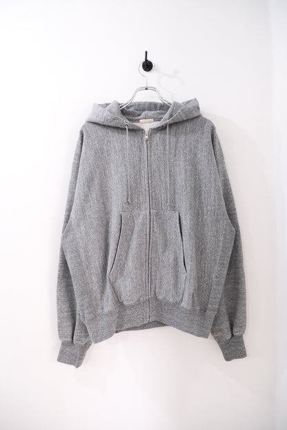 FADED SILKY TERRY RW ZIP UP PARKA