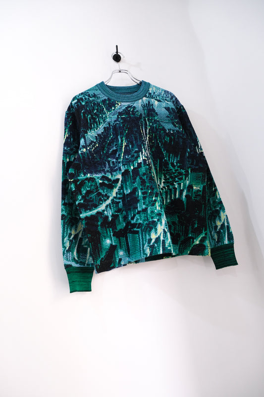 Net Jaquard Sweater