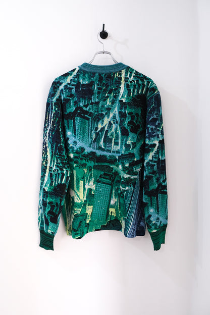 Net Jaquard Sweater