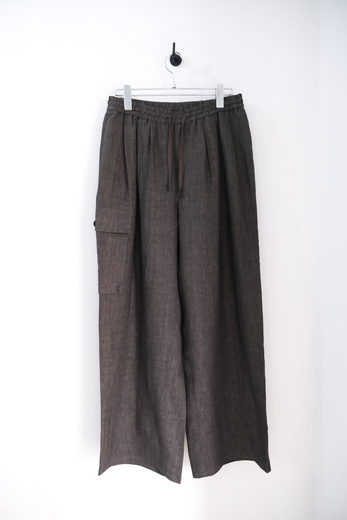 SUMI LINEN WIDE EASY CARGO PANTS
