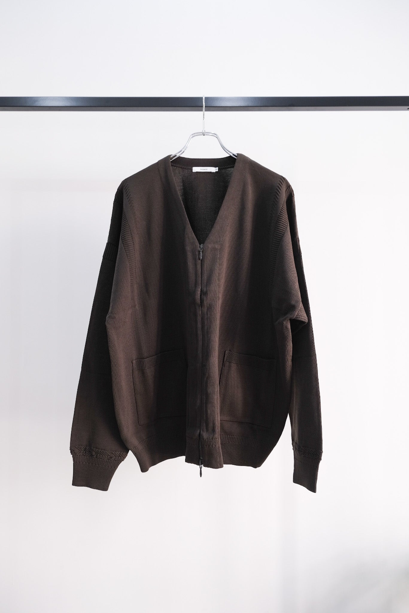 Yonaga Zip Cardigan｜YASHIKI 23AW｜えん -en-