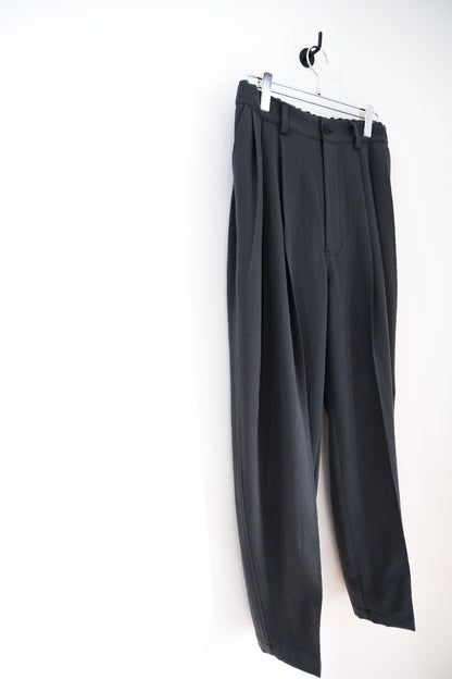 3 PLEAT WOOL PANTS