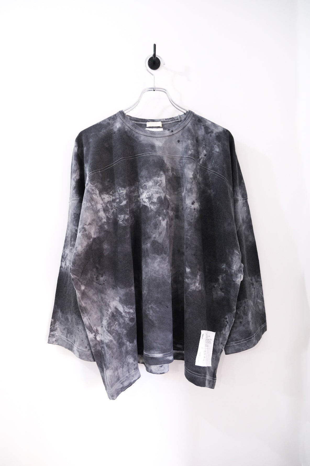WOOL TIE-DYE FOOTBALL TEE