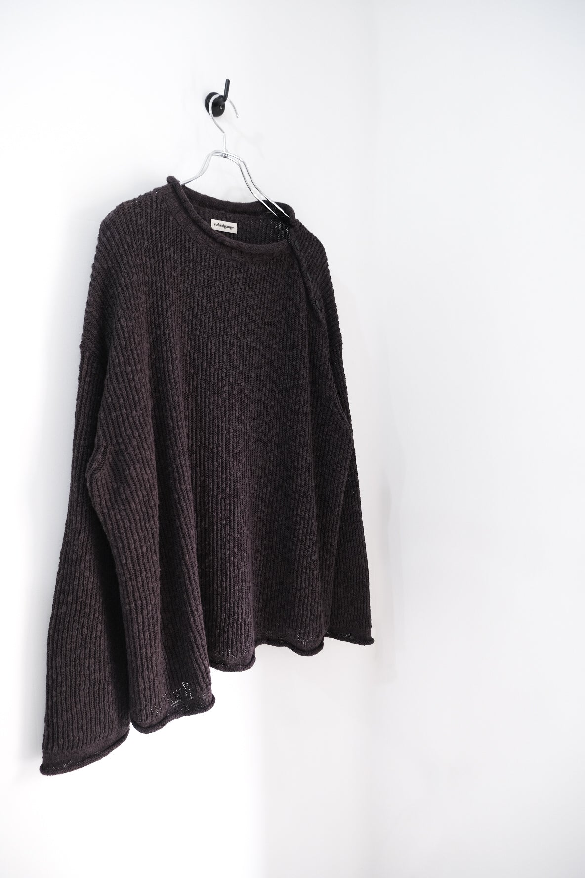 COTTON LINEN LOOSE FIT SWEATER