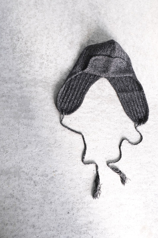 CASHMERE 3GG FLIGHT CAP BEANIE