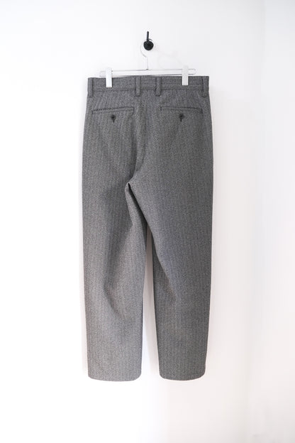 2-Tack Herringbone Wide Slacks