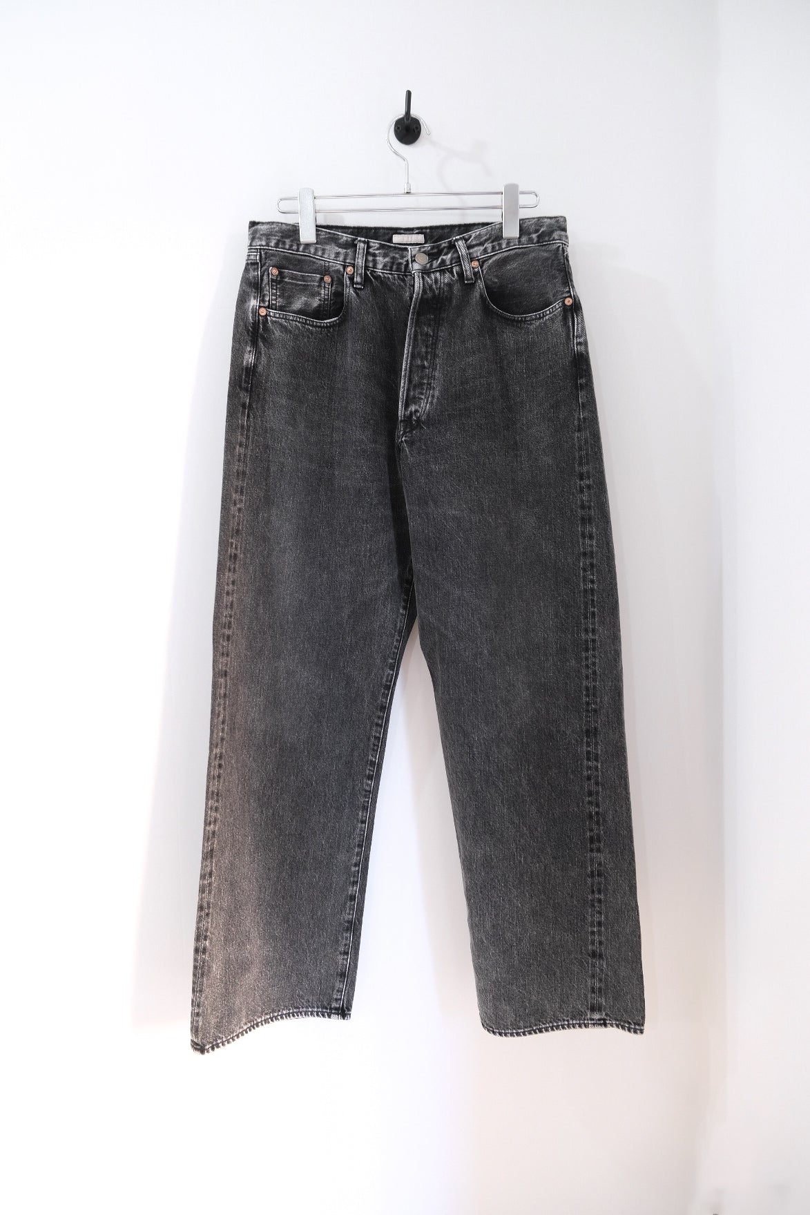 パンツ VINTAGE WASHED SELVEDGE BLACK DENIM VINTAGE WASHED SELVEDGE BLACK DENIM 5P PANTS｜ULTERIOR 26SS｜えん -en-