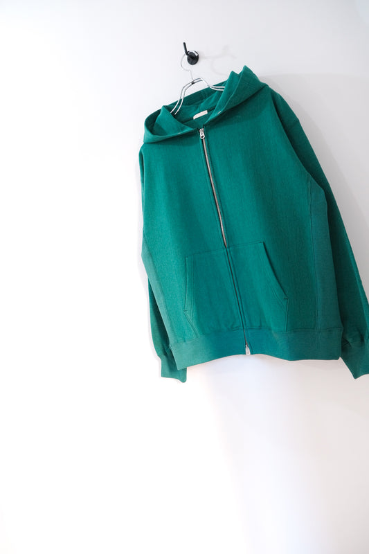 FADED SILKY TERRY RW ZIP UP PARKA