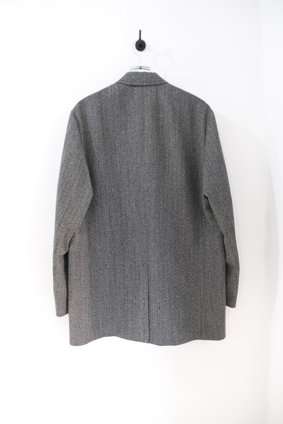 WOOL WASHI HERRINGBONE DB JKT