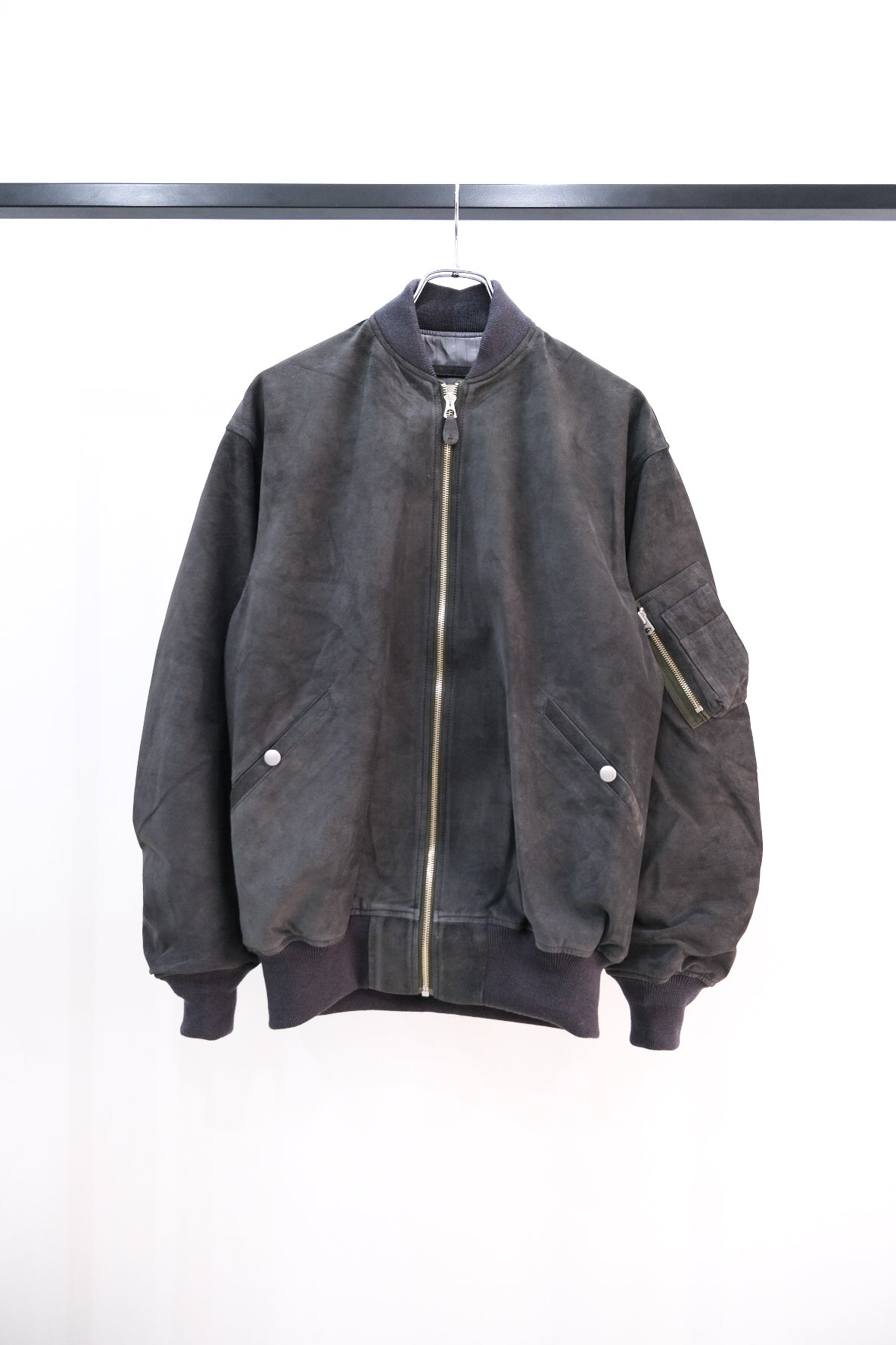 SUEDE BOMBER JACKET