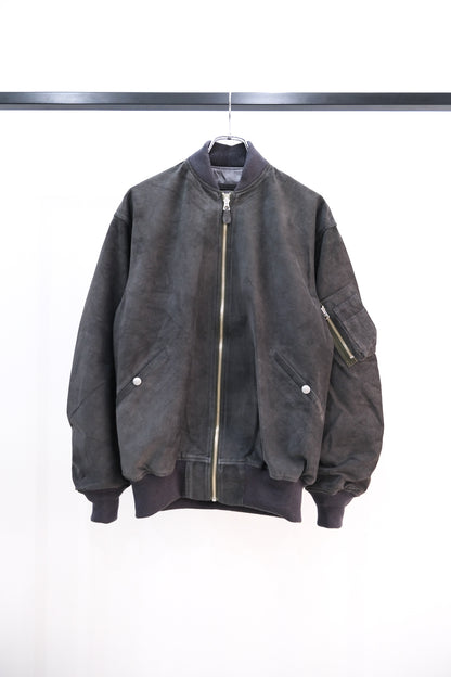 SUEDE BOMBER JACKET