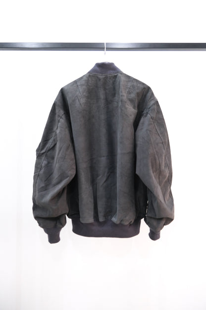 SUEDE BOMBER JACKET