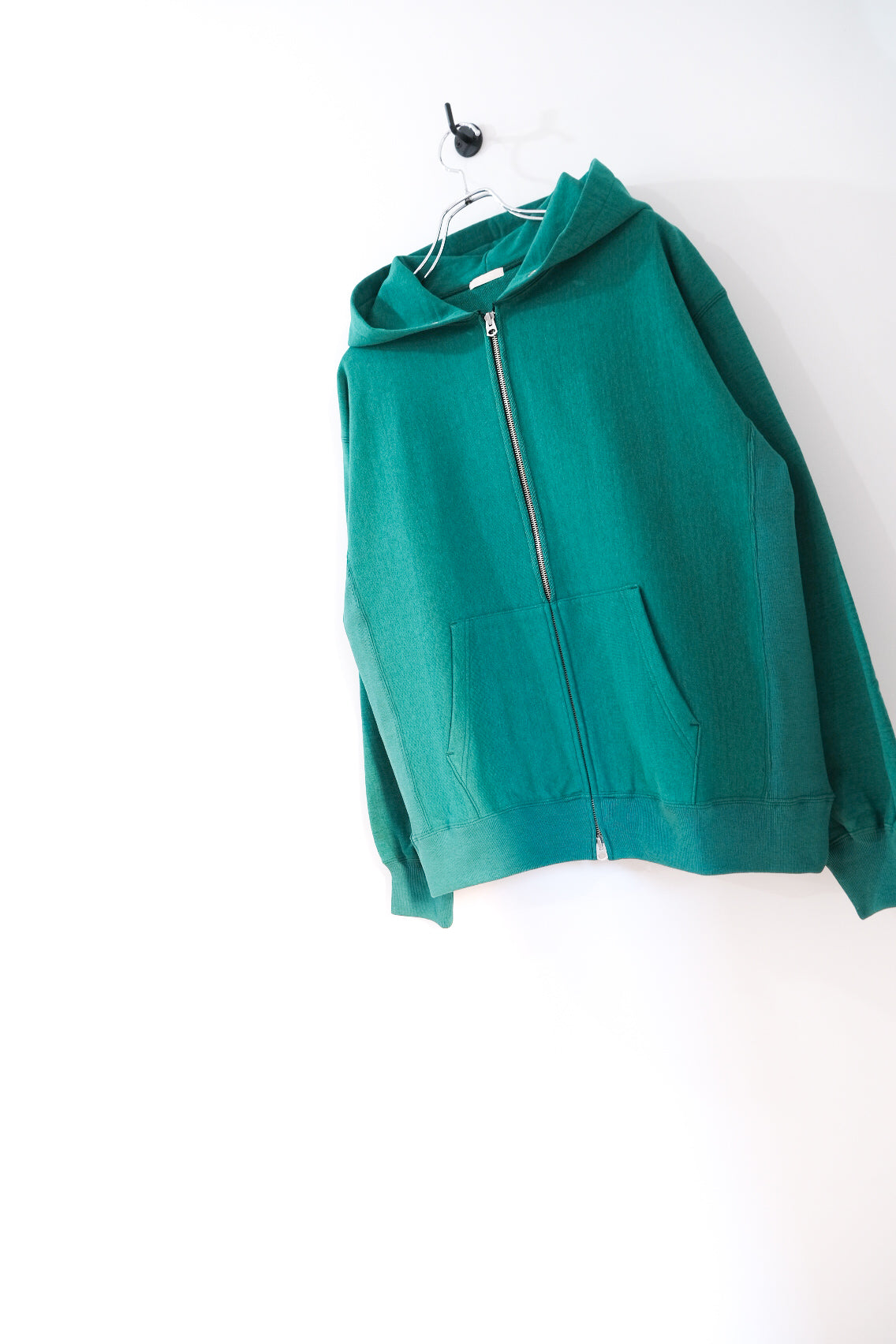 FADED SILKY TERRY RW ZIP UP PARKA