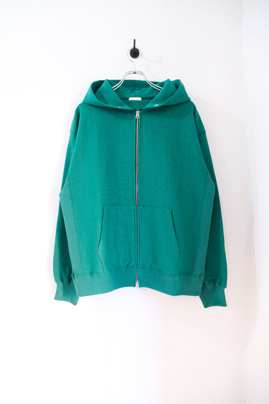 FADED SILKY TERRY RW ZIP UP PARKA