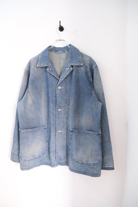 FADED LIGHT DENIM COVERALL