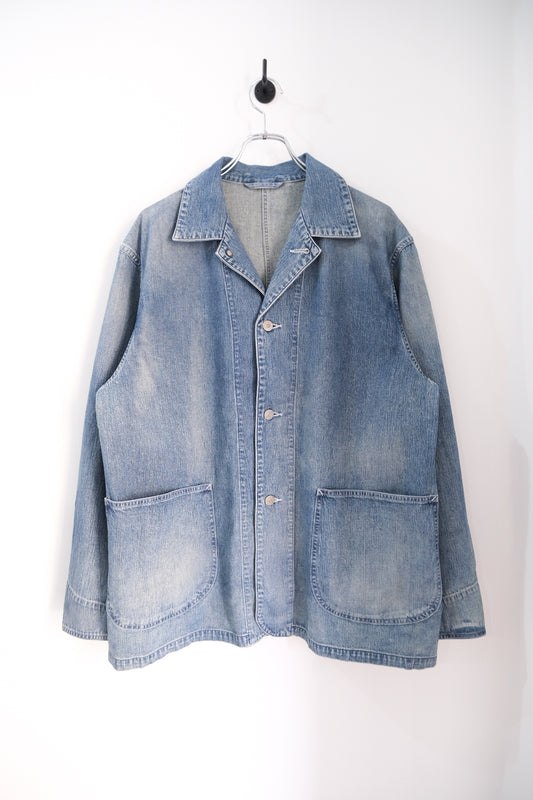 FADED LIGHT DENIM COVERALL