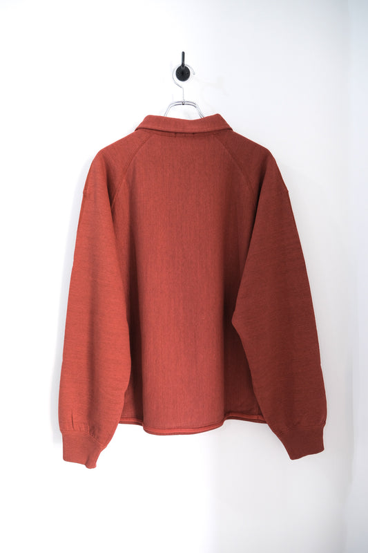 FADED SILKY TERRY RW HALF ZIP P/O