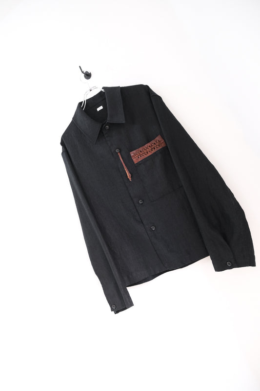 Engraved Linen Jacket