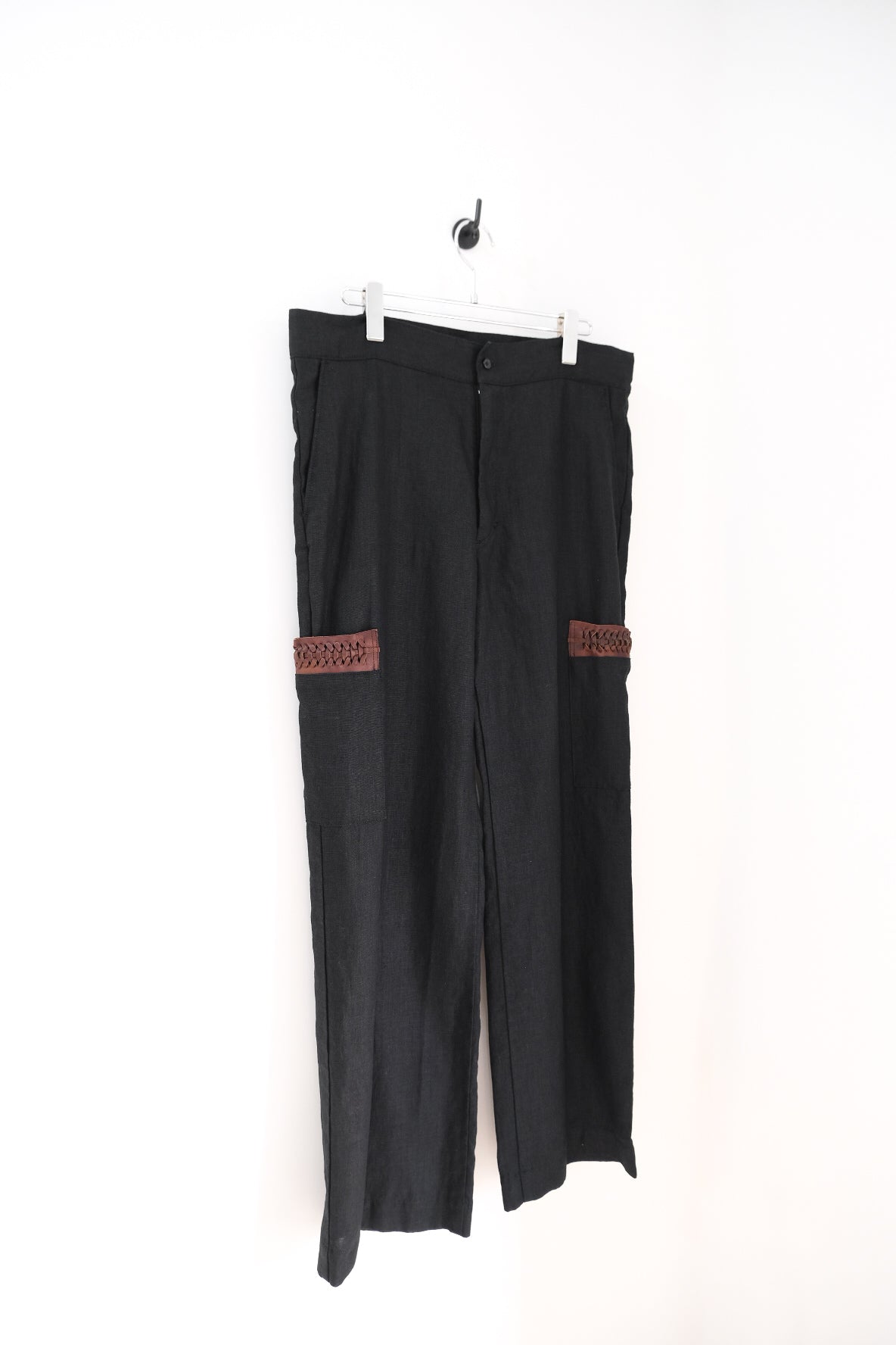 Engraved Linen Trousers