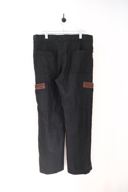 Engraved Linen Trousers