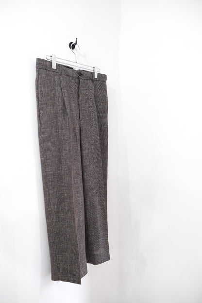WOOL LINEN 1TUCK SLACKS