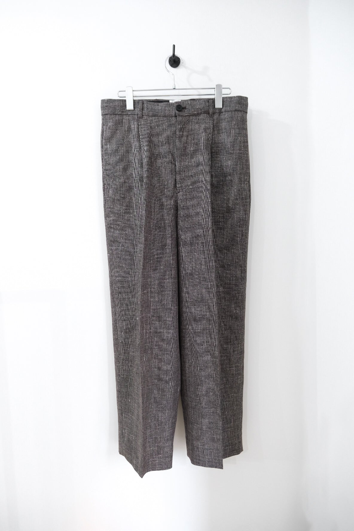 WOOL LINEN 1TUCK SLACKS