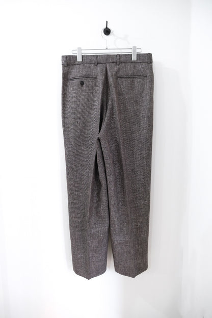 WOOL LINEN 1TUCK SLACKS