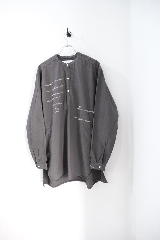 HAND-EMBROIDERED MESSAGE SHIRT