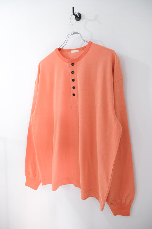 FADED TWIST TENJIKU HENLEY-NECK TOP