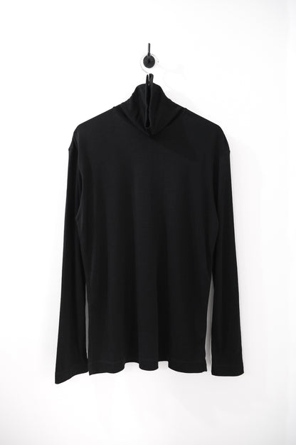 タートルネックシルクTシャツ