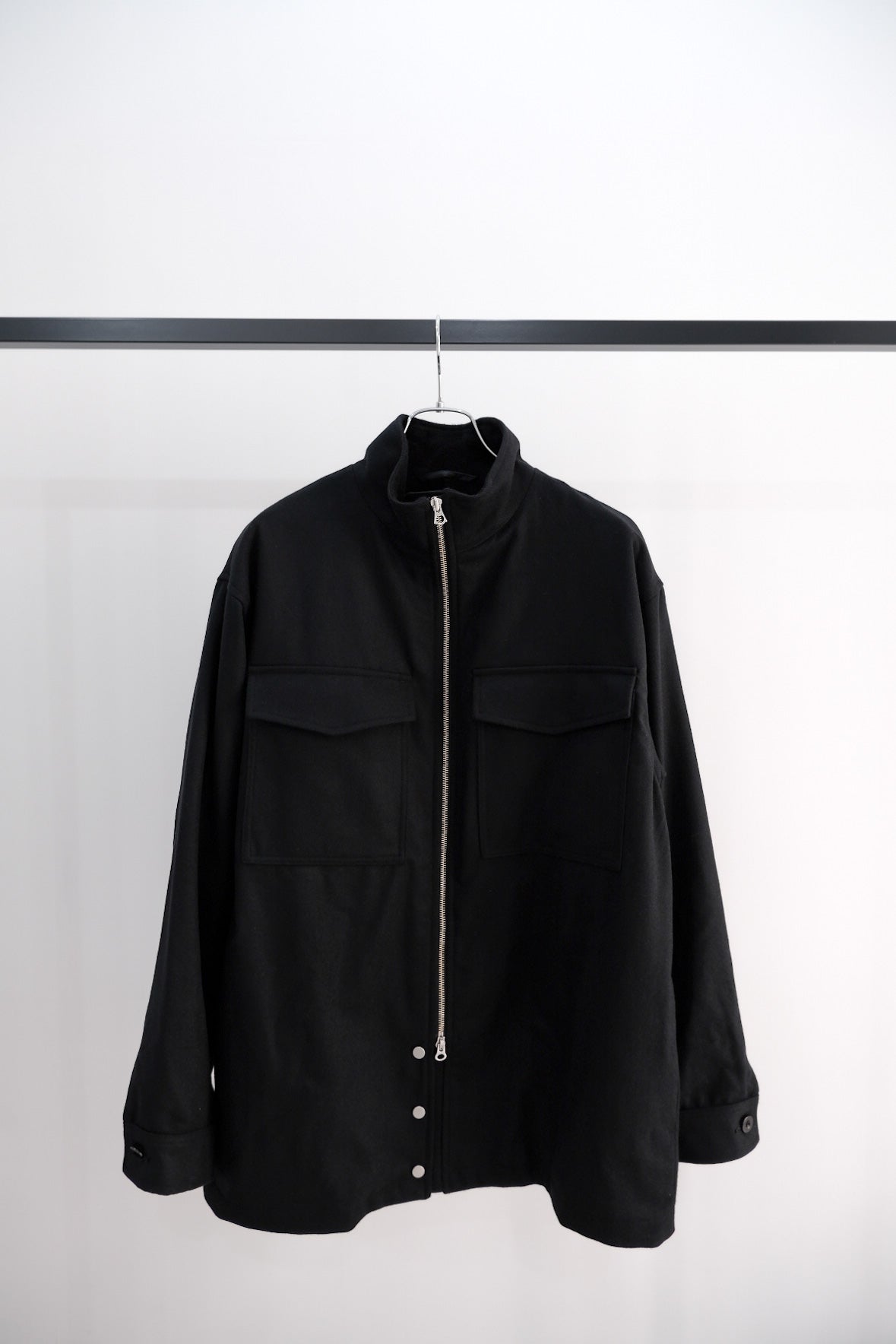 【40% off】WOOL FLANNEL MIL-JKT