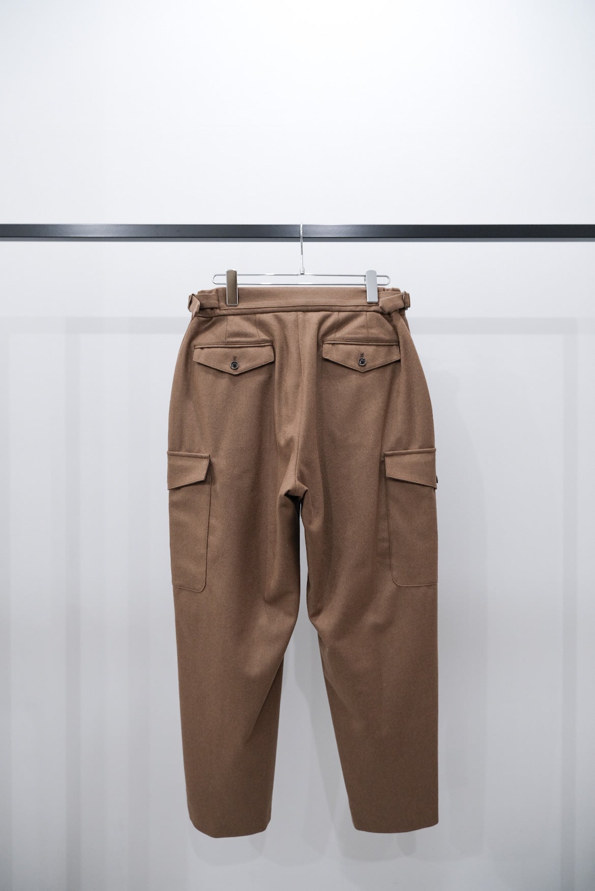 2-Tack Flannel Cargo Pants｜SAYATOMO 22AW ｜えん -en-