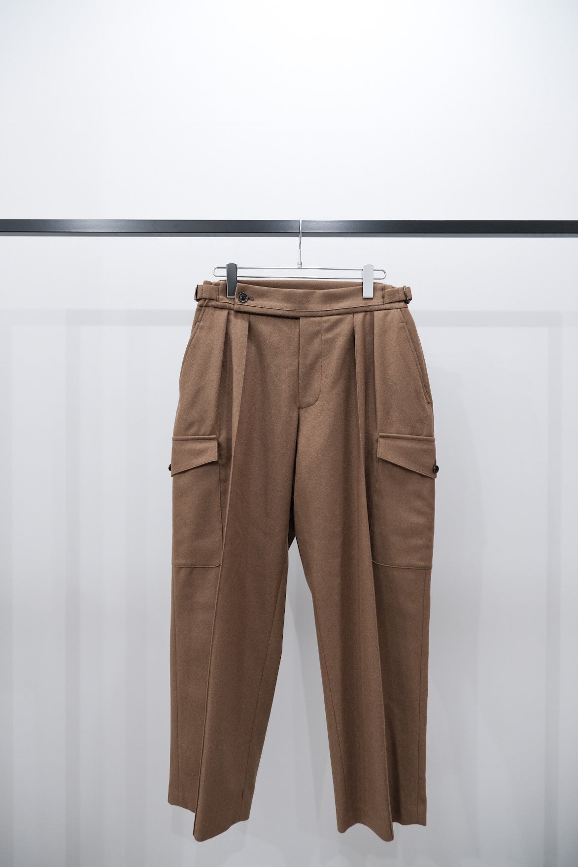 2-Tack Flannel Cargo Pants | SAYATOMO 22AW | En -en- – えん -en-